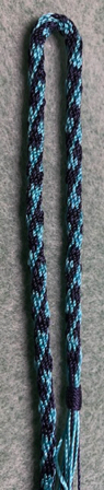 July 7 - Kumi 12-strand turquoise and black. Great pattern! July 7 - Kumi 12-strand turquoise and black. Great pattern!