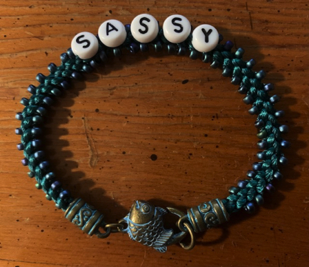 Aug 23 - Kumihimo Sassy! I plan on making a few of these with different words for Hidden In The Hills. Aug 23 - Kumihimo Sassy! I plan on making a few of these with different words for Hidden In The Hills.